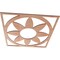 Ekena Millwork Blume Wood Fretwork Pierced Ceiling Medallion, Cherry, 22"OD x 7 5/8"ID x 1/4"T CMWP22X22X0250BLCH - alternate 3